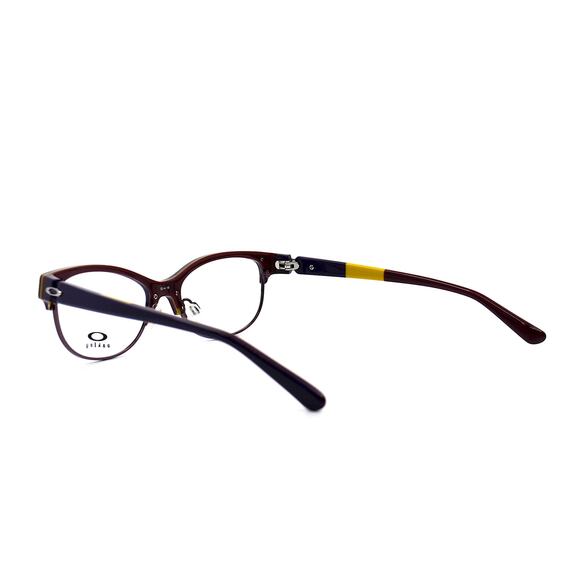 100% AUTHENTIC OAKLEY OX1108 EYEGLASSES DARK PURPLE FRAME NEW - Picture 4 of 10